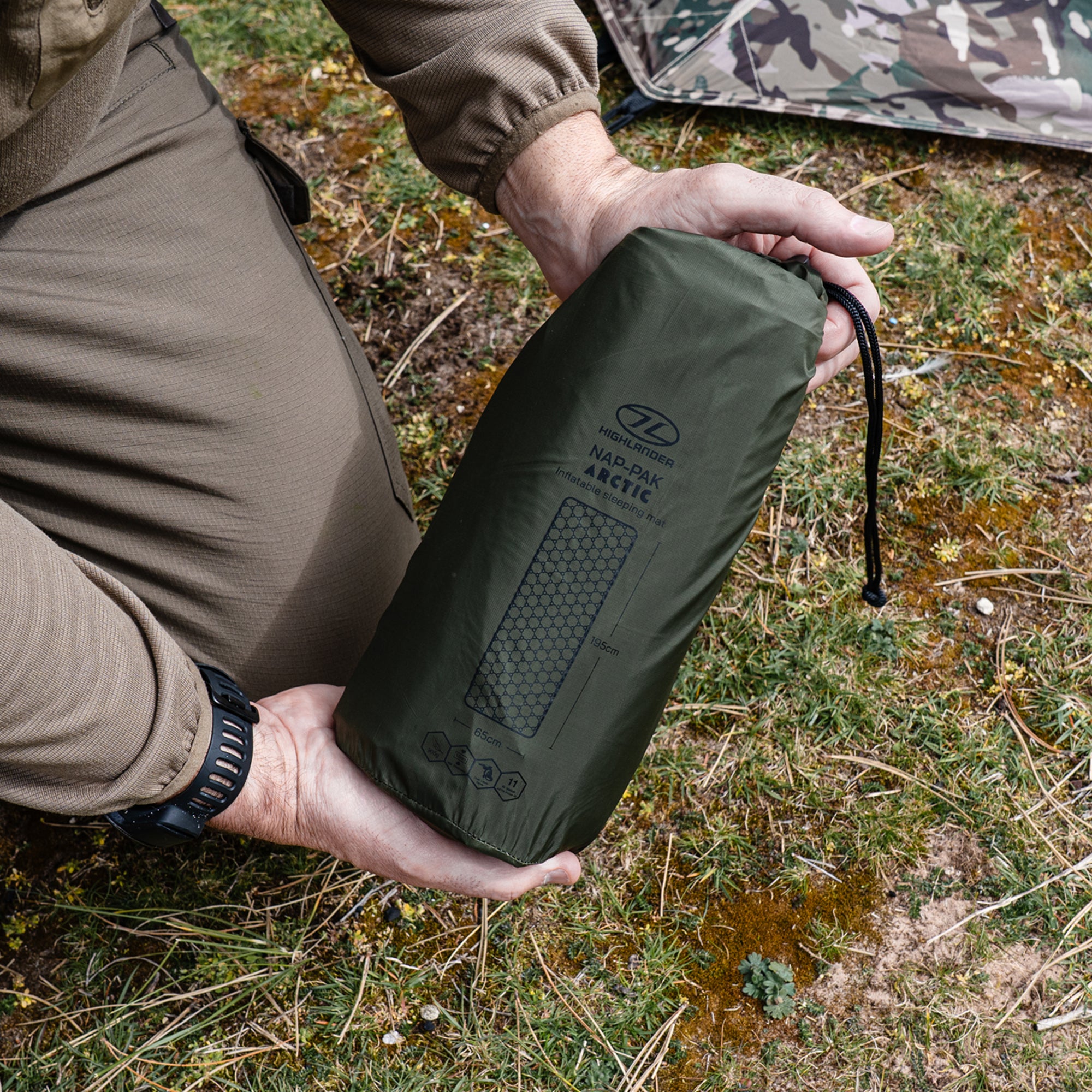 Nap Packs NAP-PAK ARCTIC R11 INFLATABLE SLEEPING MAT– Highlander Forces
