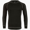 Pro 120 Base Layer Long Sleeve Shirt, Mens, Black, L