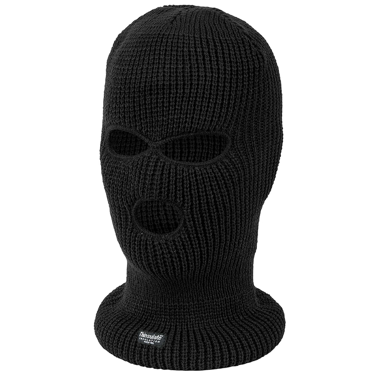 Cagoule (balaclava) Highlander Thinsulate - Ouverte Noire - Taille Unique - Neuf Avec étiquettes - Ski, Vélo, Pêche