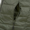 Reversible Insulated Gilet, Black and Olive